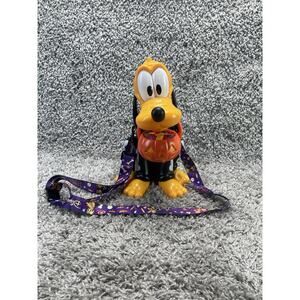 Disney Parks 2025 Happy Halloween Pluto Skeleton Sipper Cup Pumpkin In Hand New